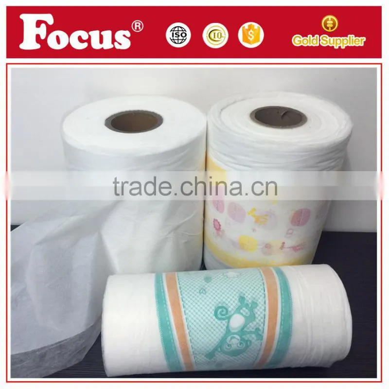 15 gsm SSS spunbond nonwoven +17 gsm breathable film clothlike film for diaper use