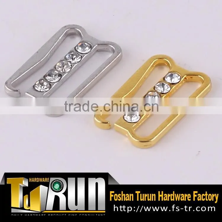 Fashion metal rhinestone decorative bag buckles
