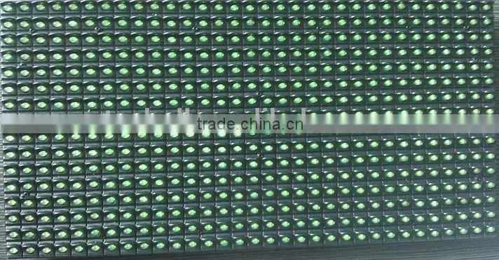 p10 single color green outdoor waterproof module
