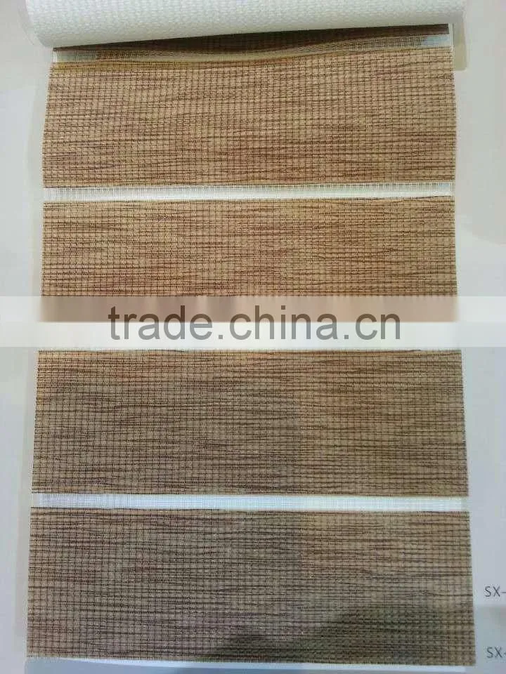 Plain fabric roman blind and fabric