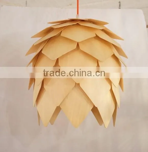 Modern Wooden Pine Cone Pendant Lamp / Pendant Light