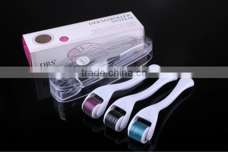 Beauty salon derma roller 540 titanium lowest price derma roller factory direct wholesale for beauty salon