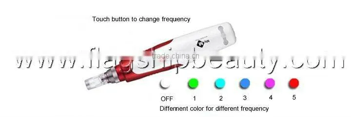 2014 vibration micro needle roller therapy microneedle derma pen