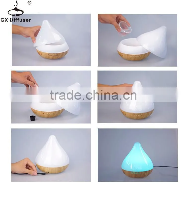 GX Diffuser manual and tabletop electric aromatherapy essential oil diffuser