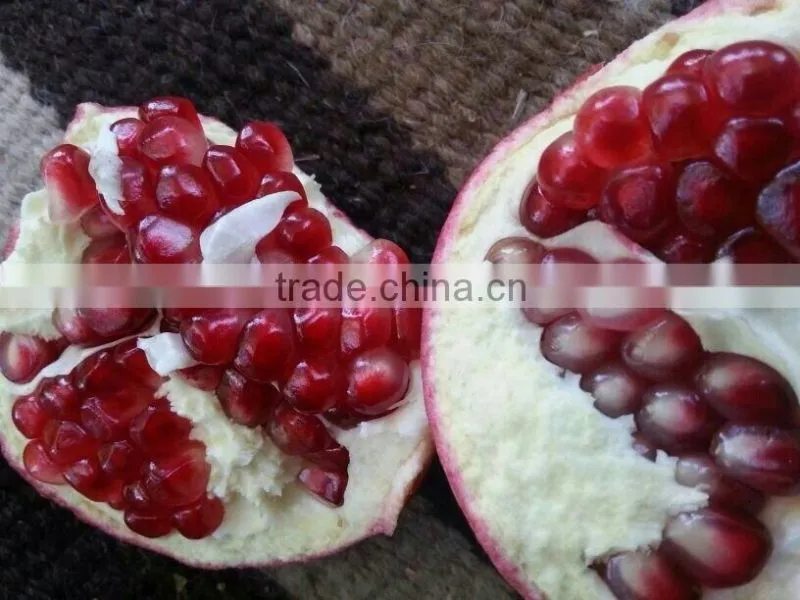 Dark Red Fresh Pomegranates