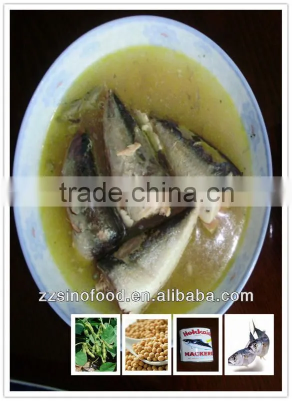 Grade A Canned Mackerel in Vegetable Oil