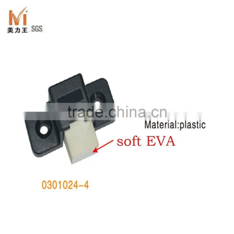 black color plastic door buffer for cabinet door
