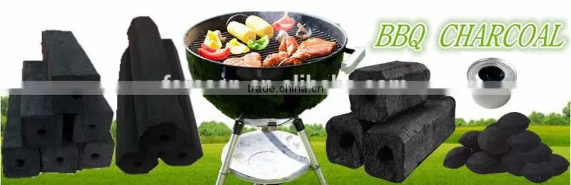 Smokeless and tasteless long burning time machine-made BBQ charcoal