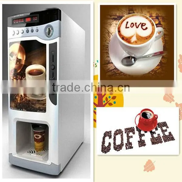 Commercial Use Drink Vending Machine (3 hot, 3 cold drinking)