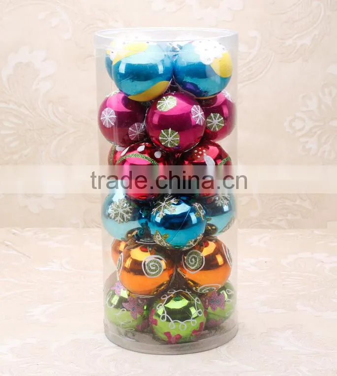 Custom design 6cm Christmas tree Decorative ornaments