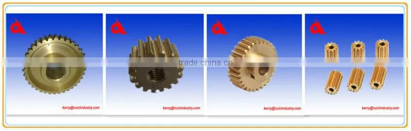 small brass worm gears
