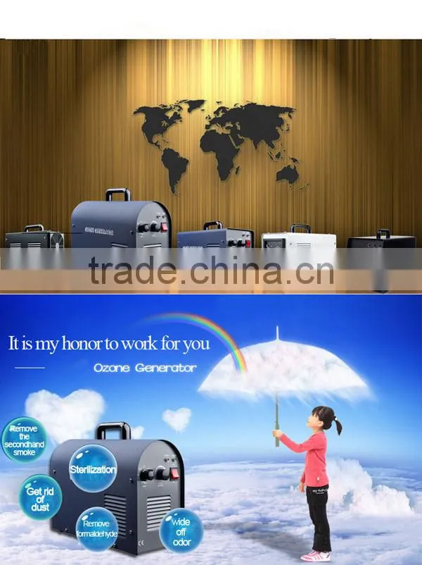 2013 Hot sales home use blue 5g ozone generator