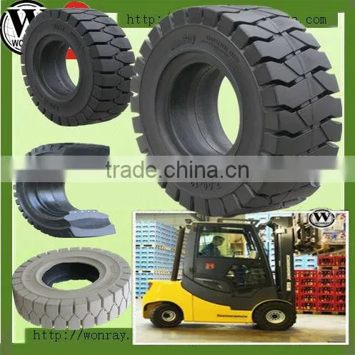 6.00-9 pneumatic solid tire ,rubber forklift solid tire,second hand tires
