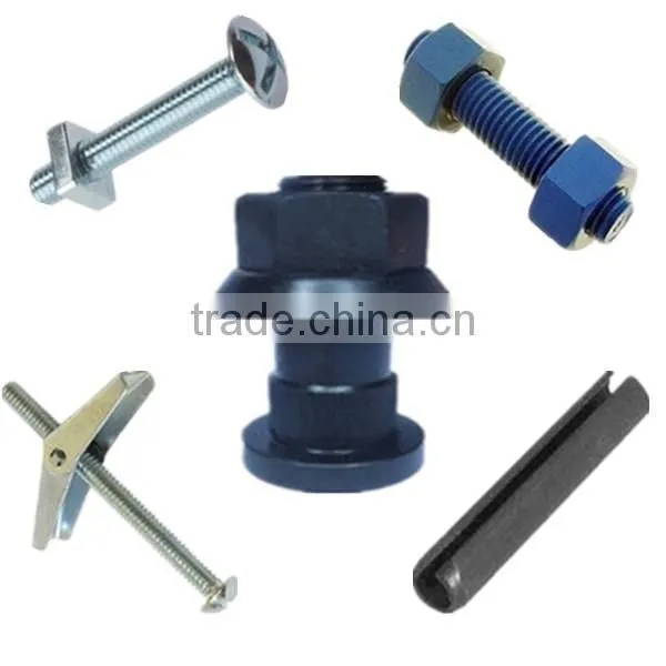 Factory Supply Customized Black Nickel Plated Aluminum Chicago Screw