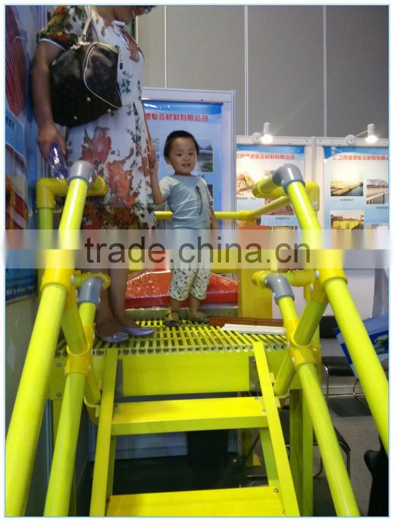 Fiberglass frp Industrial platform ladders