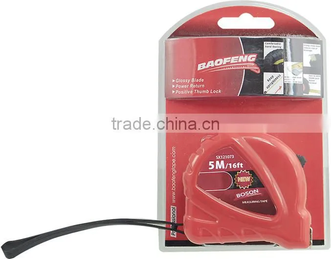 5m plastic tape measure