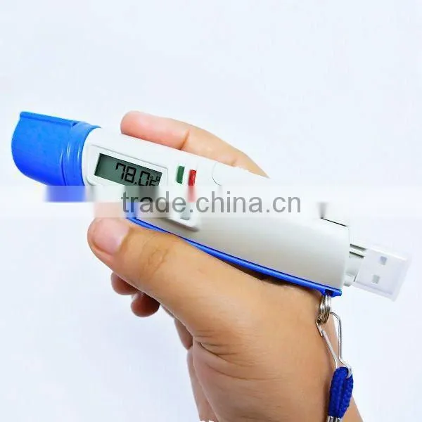 Digital USB Wall mount Temperature Humidity Data logger with LCD display 16K memory Made in Taiwan