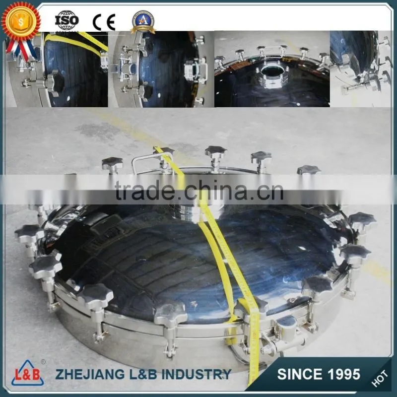 Circular type YAA pressure Manhole Covers with sight glass