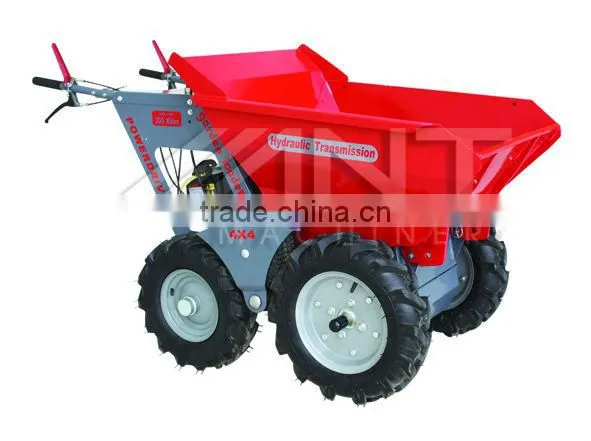 epa farm loader machine / power barrow/muck truck / garden loader /4*4 with CE 300kg