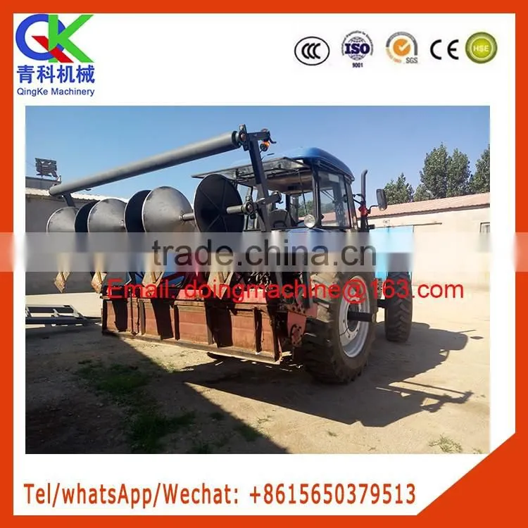 2row/3 row scallion trenching machine and ridging equipment