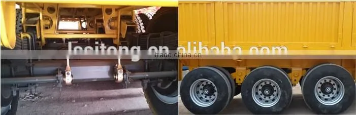 2015Top Ranking Tri-axle Flatbed Trailer / Side Wall Semi Trailer / Side Panels Detachable