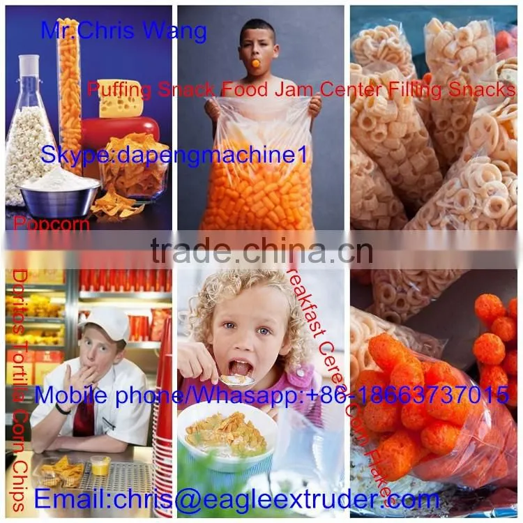 Kurkure snacks food extruder
