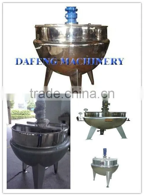 Electricity jacket boiler with mixer