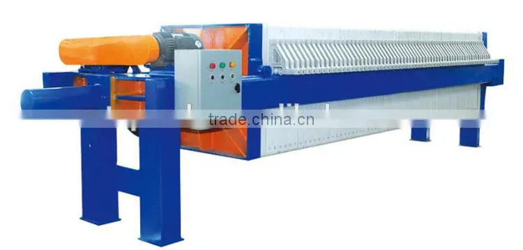 Mechanical compress filter press treatment waste oil and waste water