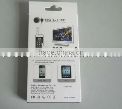 universal remote for iphone /ipad /itouch on airconditioner, TV, hifi
