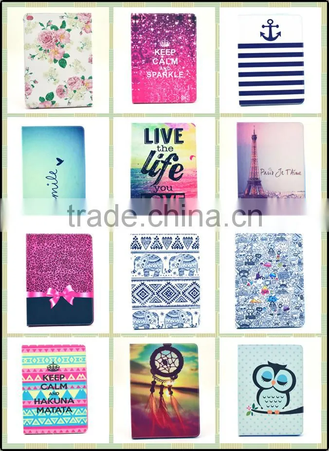 Eiffel Tower Retro Pu Leather Case for ipad 6