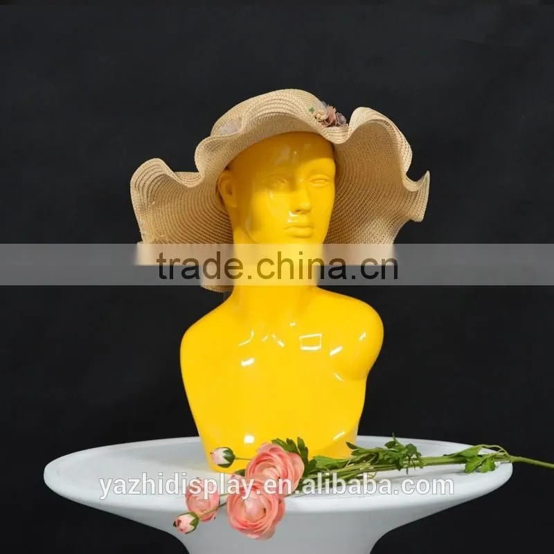 Fashional egg head Fabric cover mannequin for hat display