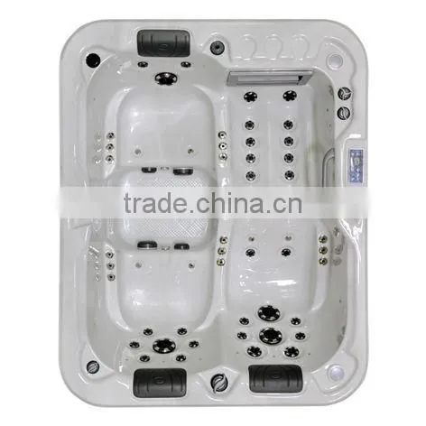 3 Person Family Friendly Indoor massage bathtub/Acrylic bathtub with Balboa&Lucite ---A430