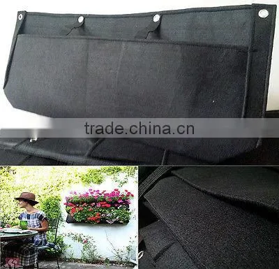 Indoor/Outdoor Decoration Easy Garden Pocket Hanging Vertical Garden Wall Planter,Vertical Garden Grow Bags