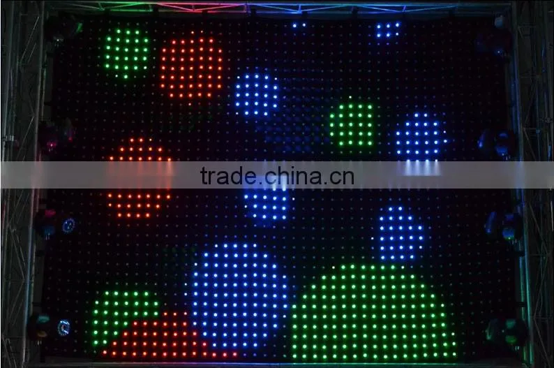 promise of stars! wedding backdrop 3M*6M RGBW LED Star Curtain,LED Star Cloth