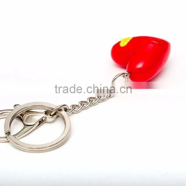 Cheap heart shape keychain /keychain supplier
