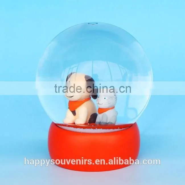 Super Cute Puppies Platice Snowball For Decor