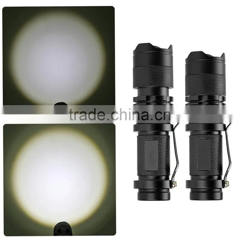 High quality Tactical Power LED 3 mode Focus Flashlight