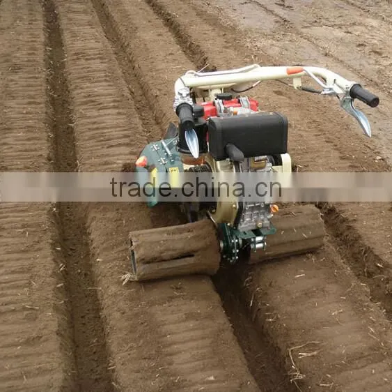 Tractor mounted lawn mower auger soil drilling tiller