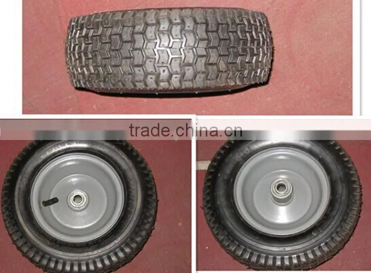 Hand trolly hand truck 5.00-6 penumatic rubber wheel