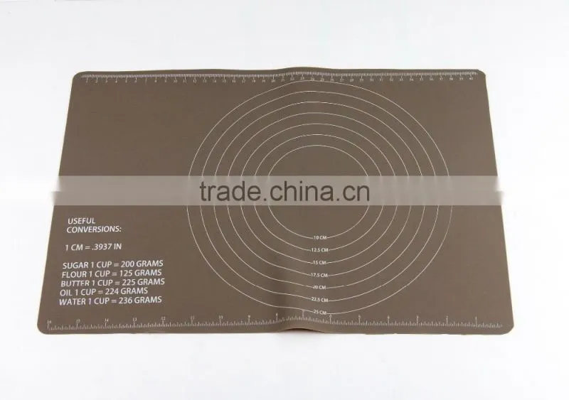 16098 Chef Special,Non Stick,Non Slip Extra Large Silicone Baking Mat for Pastry Rolling with Measurements(40x60cm)