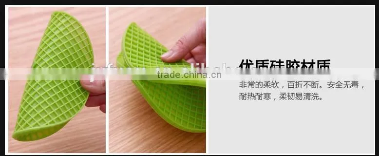 Creative kitchen silicone table mat, insulation pads, pot pad, waterproof non-slip cup mat