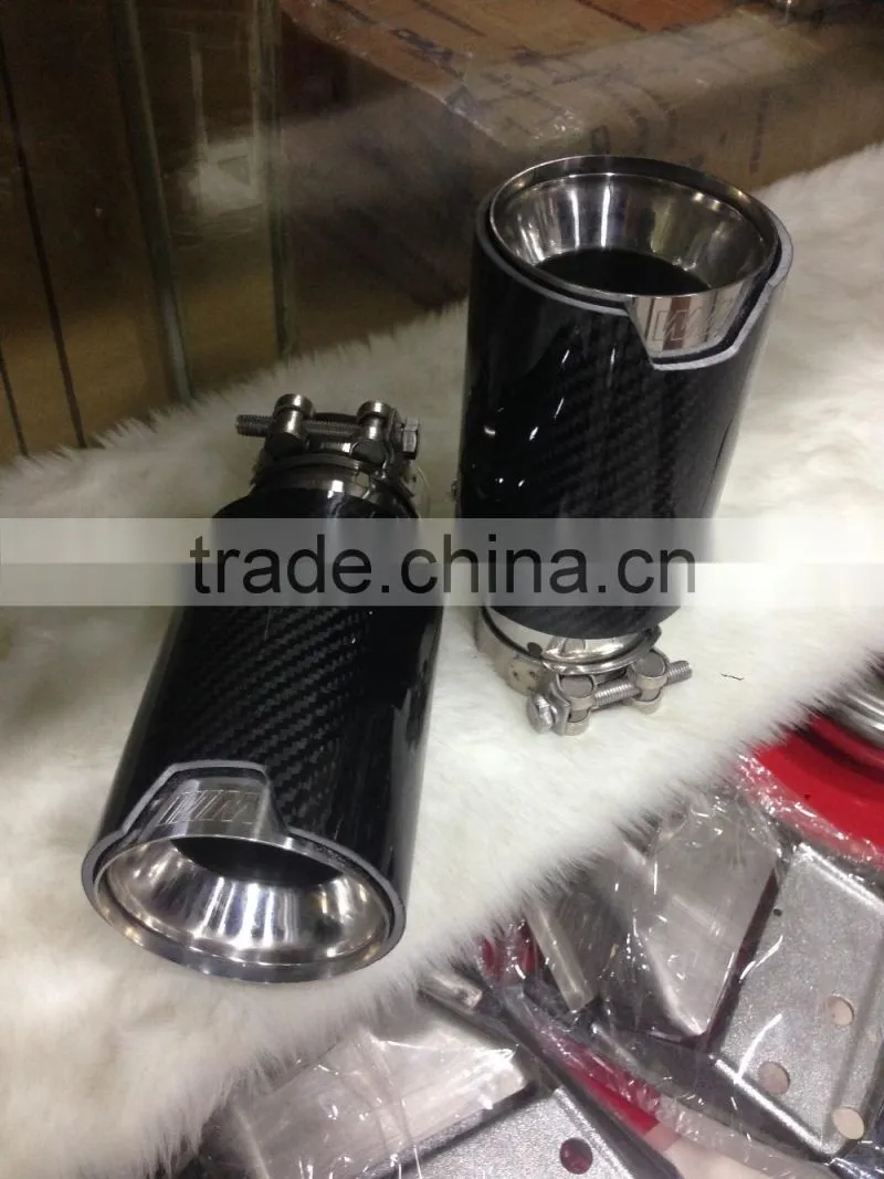 Auto parts ///M carbon fiber exhaust tip