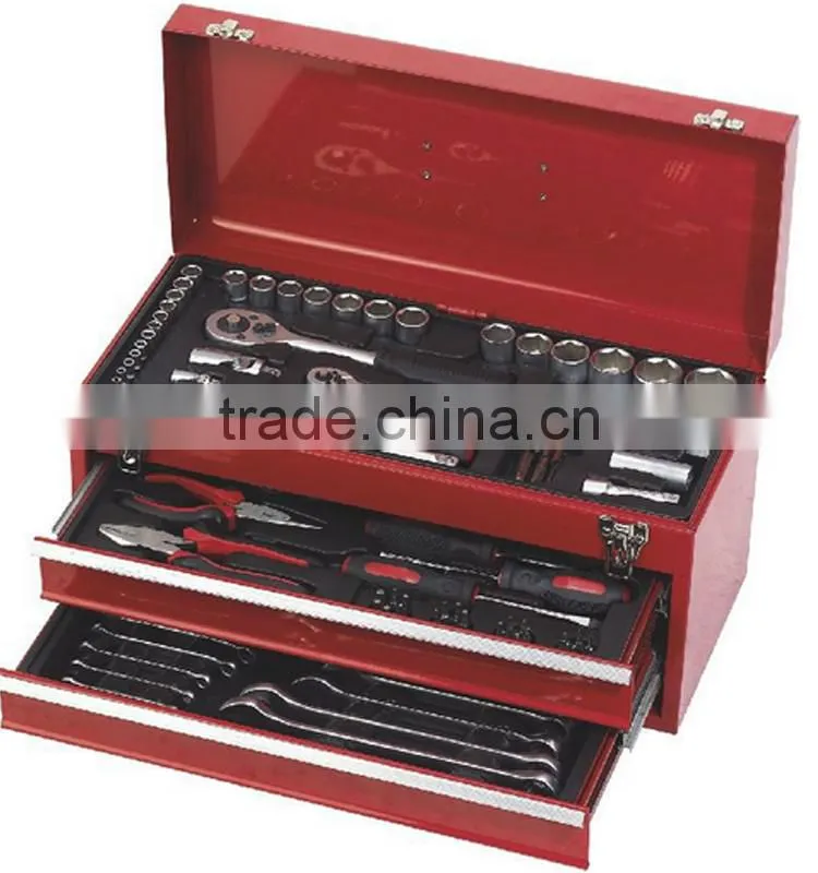 90 pcs mechanical box spanner socket wrench tool set