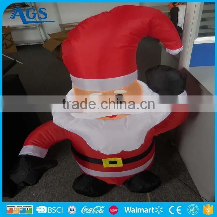 High Quality inflatable Father Christmas for holiday decoration