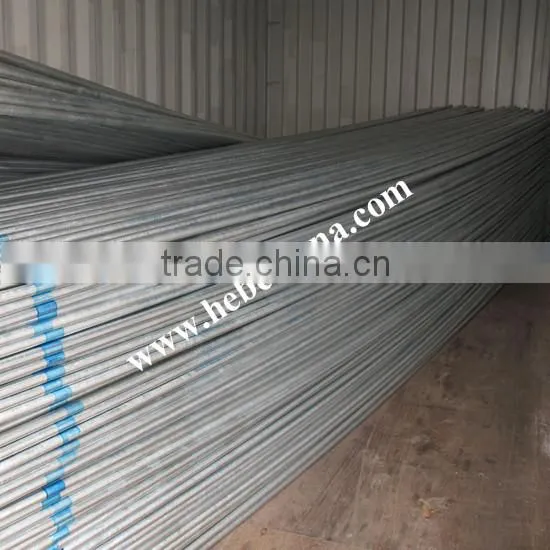 G.I. steel pipes