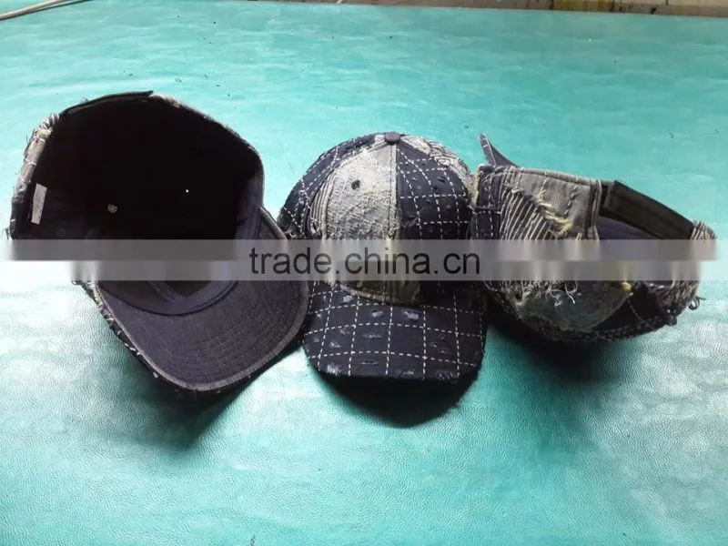 2017 100% cotton washed distressed baseball hats