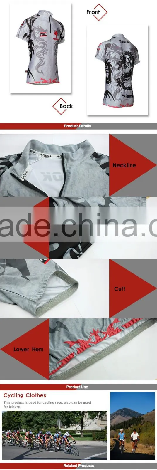 Custom Cycling Shirts online , Wholesale Dropship Bicycle Shirt