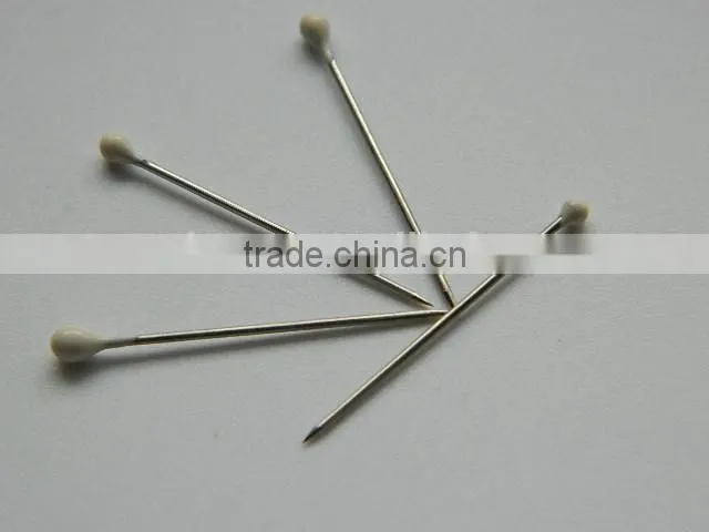 copper white head pin nickel free , metal garment package, metal pin