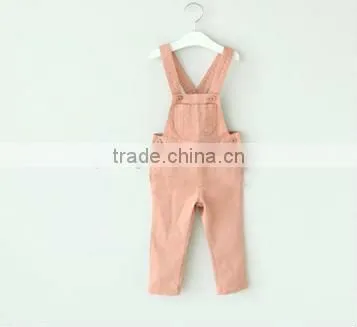 100%cotton children suspender trousers 2-12 years latest designs