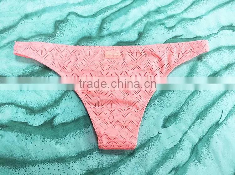 Hot sale swimsuit high quality crochet fabric girls glamour sexy bikini